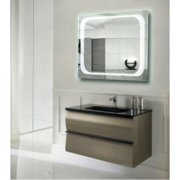 Зеркало в ванную комнату с подсветкой Атлантик 70х80 см