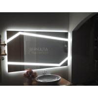 Зеркало для ванной с подсветкой Баколи 100х70 см